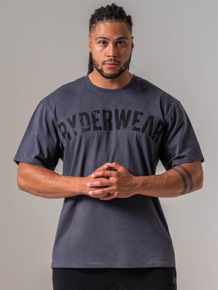 Force Oversized T-shirt - Graphite Clothing Ryderwear