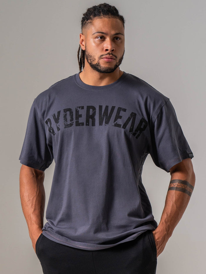 Force Oversized T-shirt - Graphite Clothing Ryderwear
