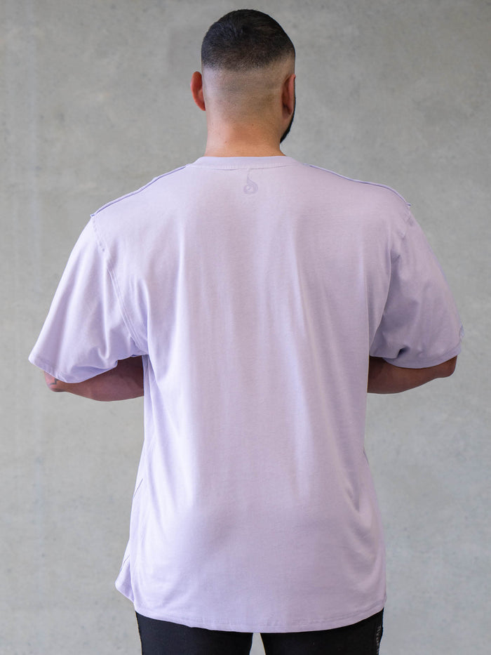 Force Oversized T-Shirt - Lavender Clothing Ryderwear