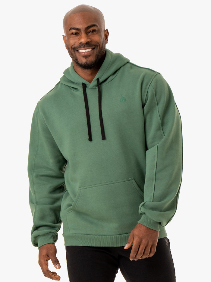 Force Pullover Hoodie - Green Clothing Ryderwear