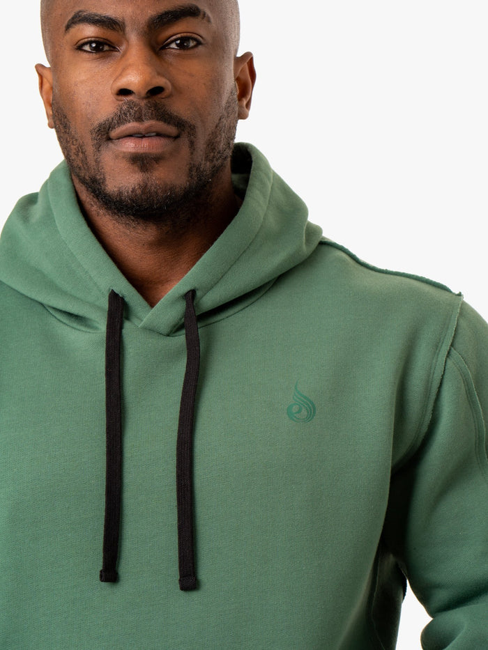Force Pullover Hoodie - Green Clothing Ryderwear