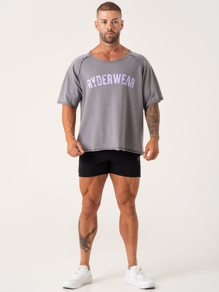 Force Rag Top - Charcoal Clothing Ryderwear