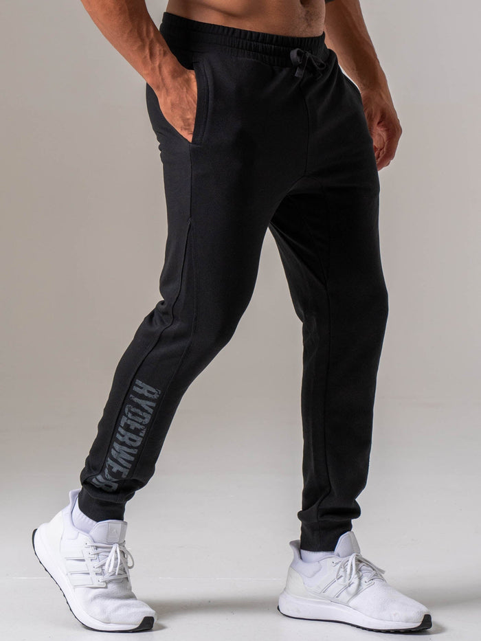 Force Track Pant - Black Clothing Ryderwear