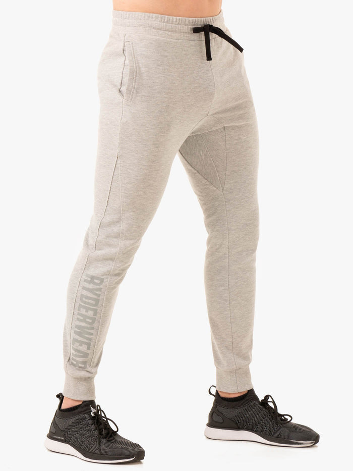 Force Track Pant - Grey Marl Clothing Ryderwear