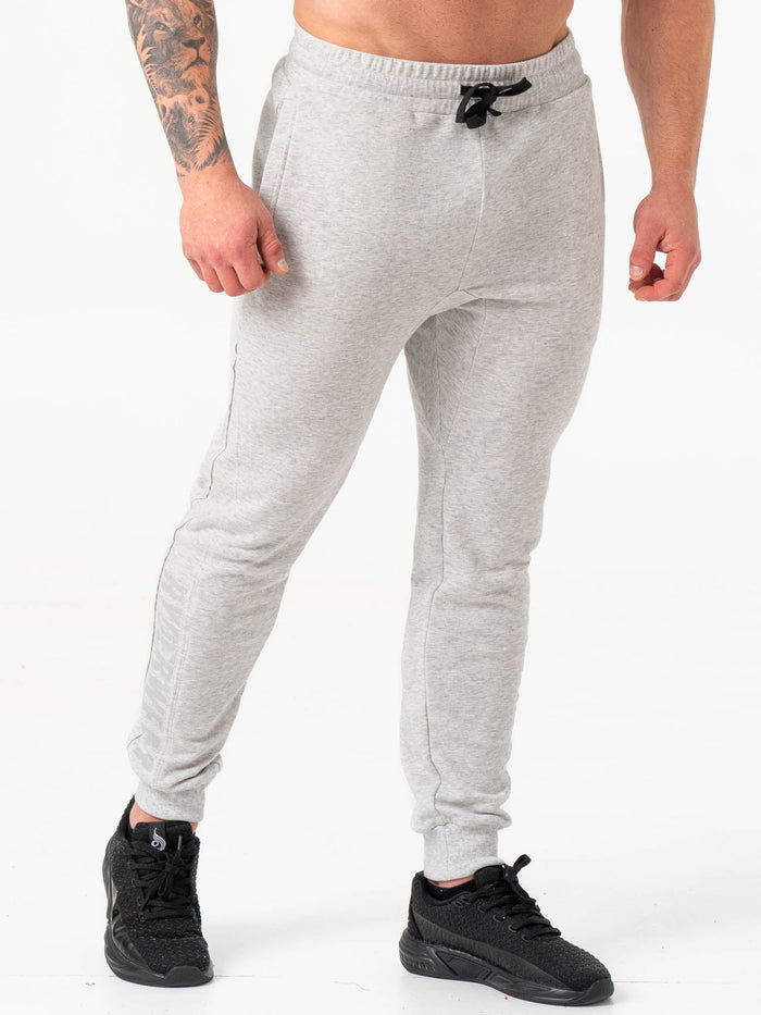 Force Track Pants - Chalk Grey Marl Clothing Ryderwear
