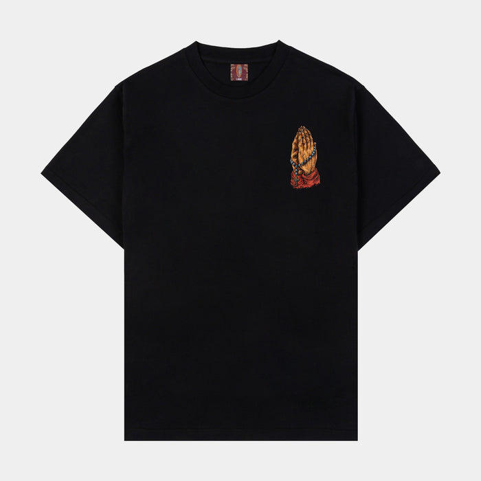 Forgive Me Mens Short Sleeve Shirt (Black/Red)