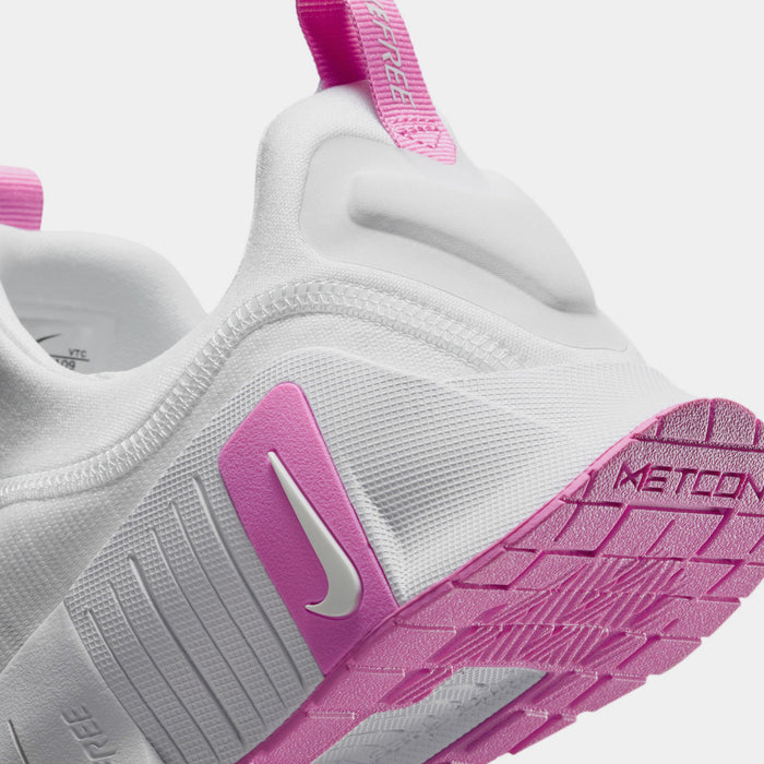 Free Metcon 6 Womens Running Shoes (White/Playful Pink)