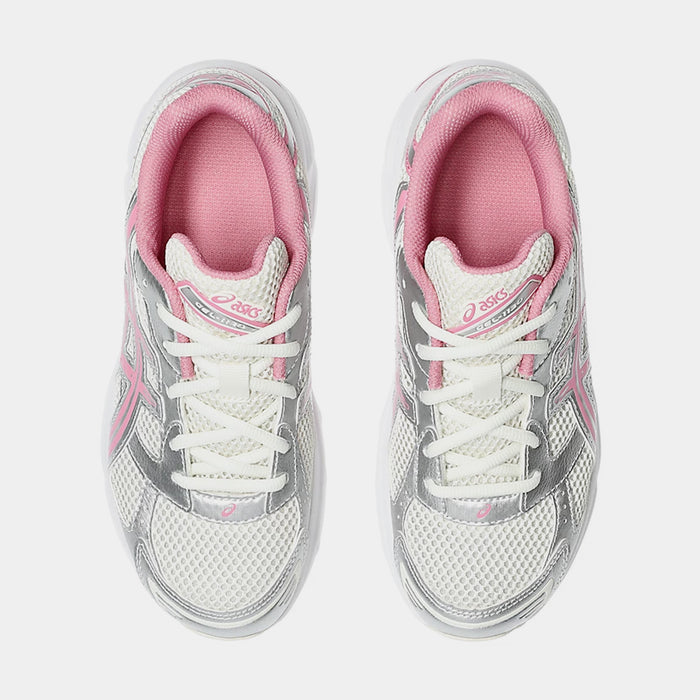 Gel 1130 Grade School Running Shoes (Cream/Sweet Pink)