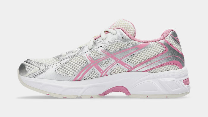 Gel 1130 Grade School Running Shoes (Cream/Sweet Pink)