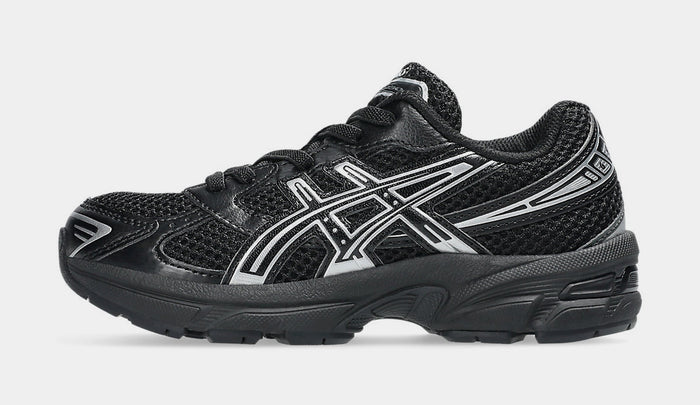 Gel 1130 Preschool Running Shoes (Black/Silver)