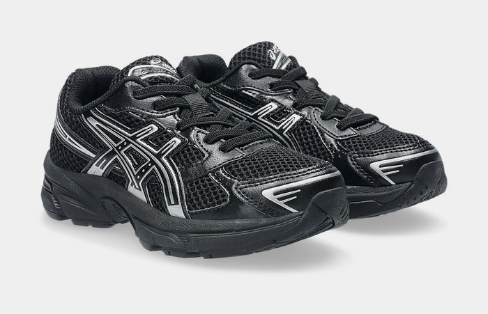 Gel 1130 Preschool Running Shoes (Black/Silver)