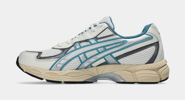 Gel-NYC 2055 Mens Running Shoes (Cream/Blue Teal)
