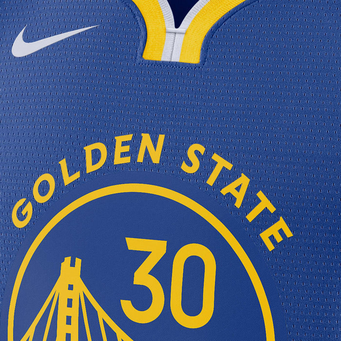 Golden State Warriors Icon Edition Dri Fit Mens Jersey (Rush Blue)