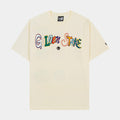 Golden State Warriors Life Graphic Mens Short Sleeve Shirt (Beige/Multi)