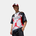 Graphic Essentials Mens Short Sleeve Shirt (Nuetral Grey/Black/Fire Red)