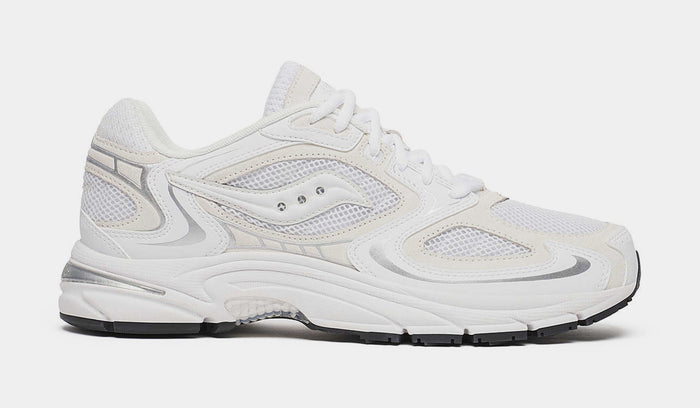 Grid Jazz 9 Suede Mens Running Shoes (White/Off White)