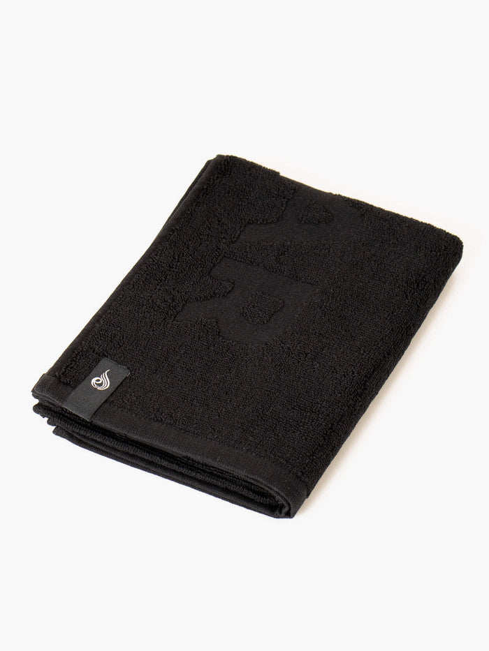 Gym Towel - Black Accessories Ryderwear