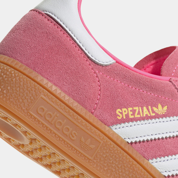 Handball Spezial Womens Lifestyle Shoes (Lucid Pink/White/Gold Metallic)