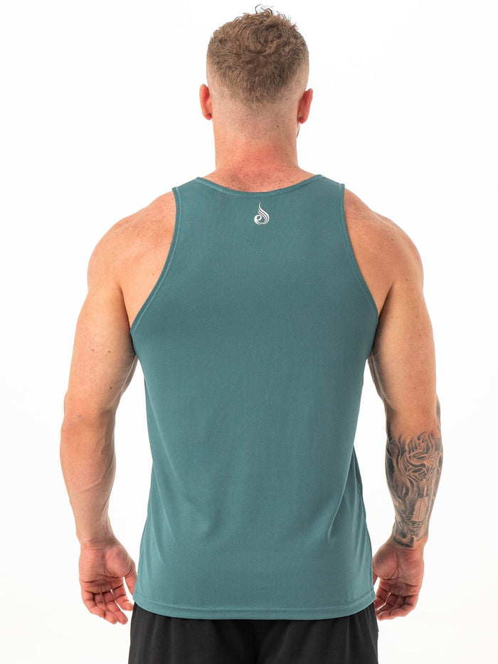 Heighten Mesh Regular Tank - Petrol Clothing Ryderwear