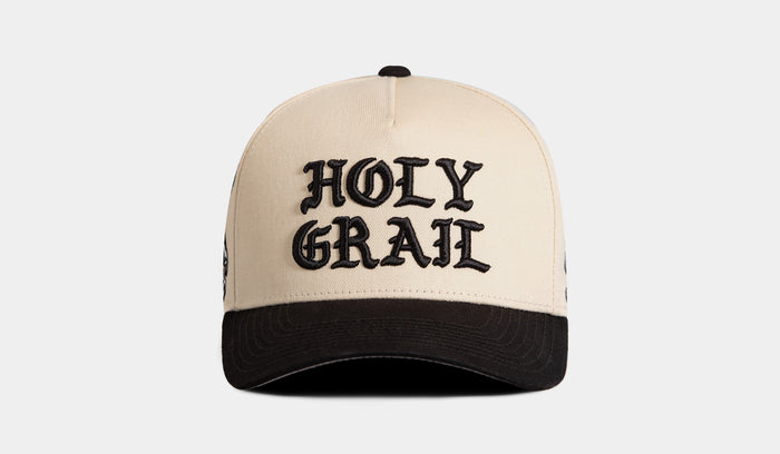 Holy Grail Snapback Mens Hat (Black/Beige)