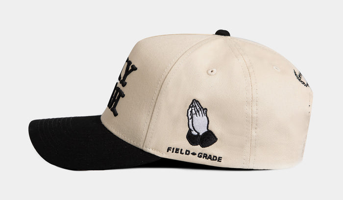 Holy Grail Snapback Mens Hat (Black/Beige)