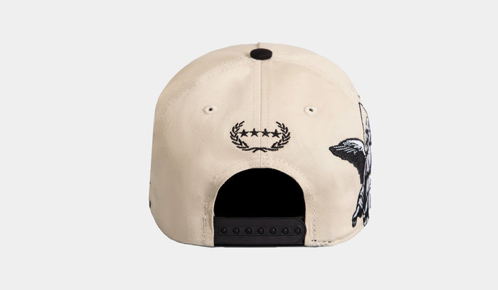 Holy Grail Snapback Mens Hat (Black/Beige)