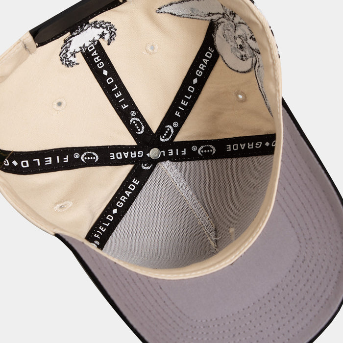 Holy Grail Snapback Mens Hat (Black/Beige)