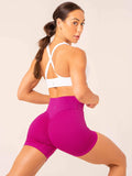 Honeycomb Scrunch Seamless Shorts - Fuchsia Clothing Ryderwear