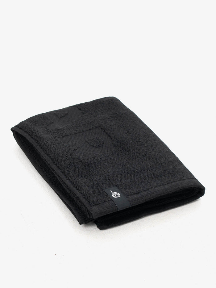 Hooded Gym Towel - Black Accessories Ryderwear