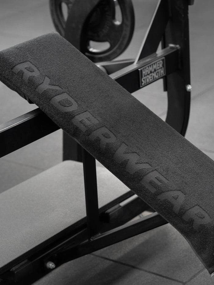 Hooded Gym Towel - Black Accessories Ryderwear