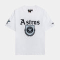 Houston Astros Country Club Mens Short Sleeve Shirt (White/Blue)