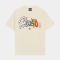 Houston Astros Life Graphic Mens Short Sleeve Shirt (Beige/Multi)