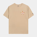 Houston Astros Mens Short Sleeve Shirt (Brown/Multi)