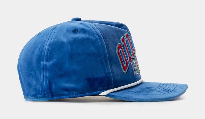 Houston Oilers Go Big Hitch Snapback Mens Hat (Blue/White)