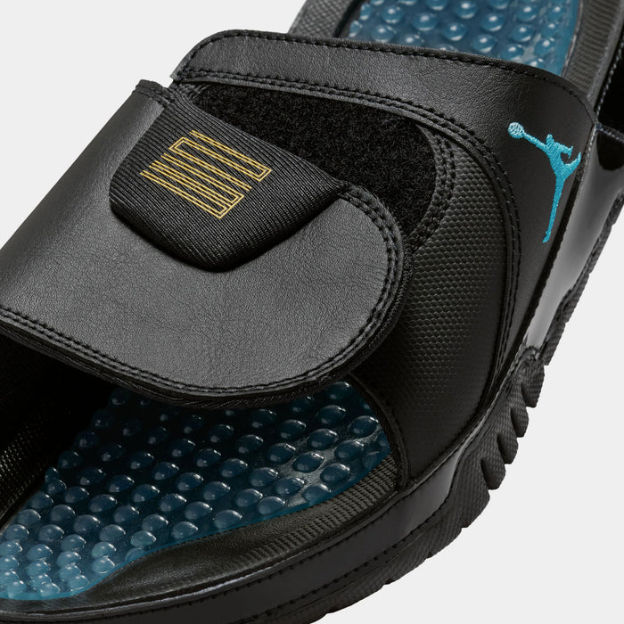 Hydro XI Retro Slide Mens Sandals (Black/Varsity Maize/Gamma Blue)