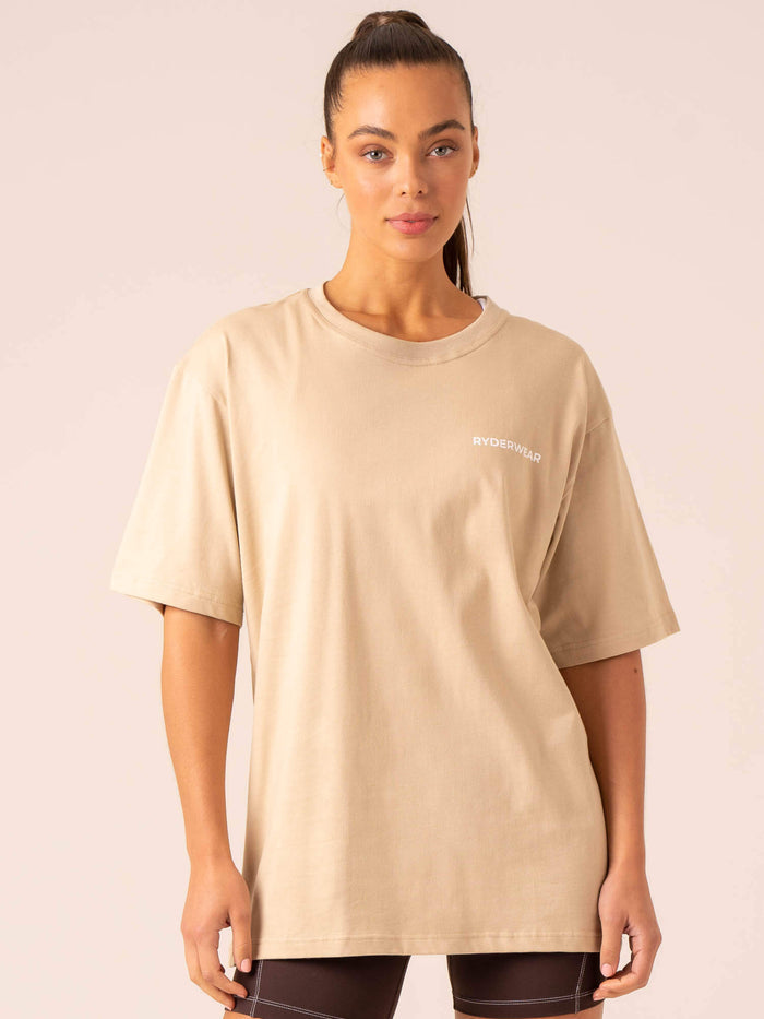 Industry Oversized T-Shirt - Sandstone Clothing Ryderwear