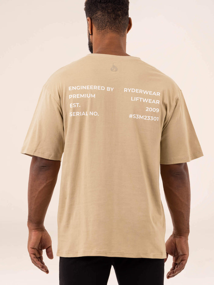 Industry Oversized T-Shirt - Sandstone Clothing Ryderwear