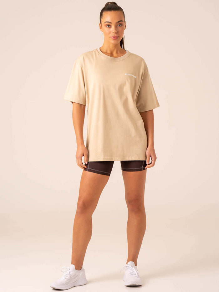 Industry Oversized T-Shirt - Sandstone Clothing Ryderwear