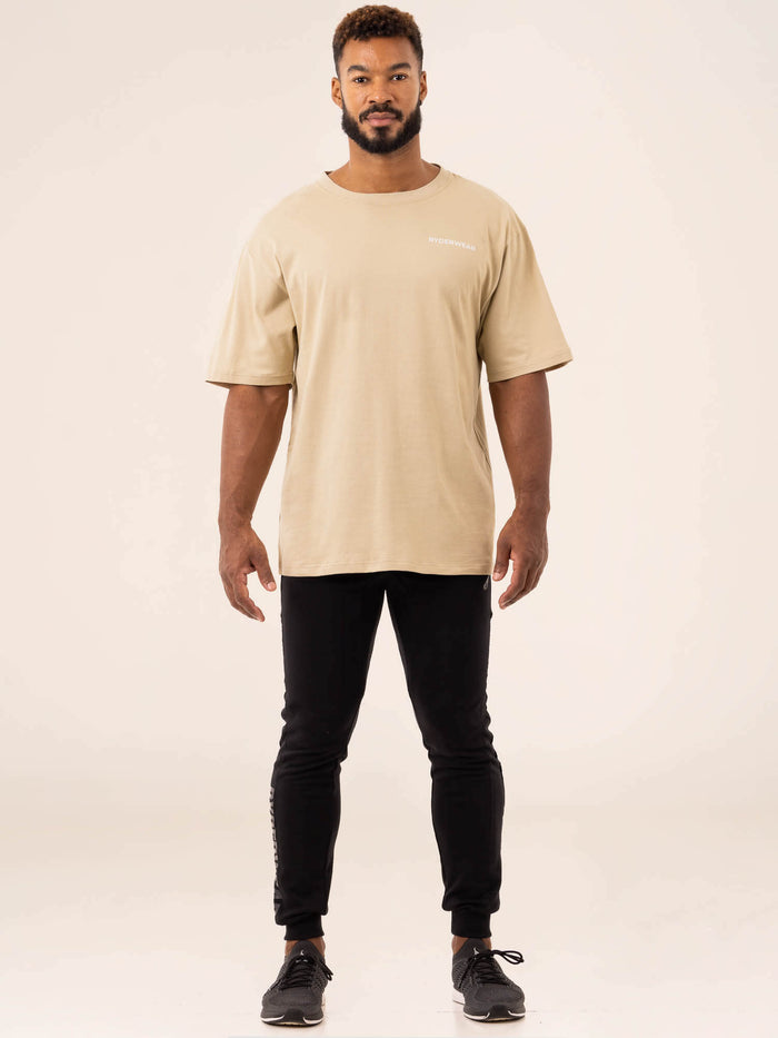 Industry Oversized T-Shirt - Sandstone Clothing Ryderwear