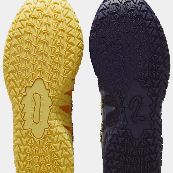 Ja 3 Hustle And Flow Mens Basketball Shoes (Soft Yellow/Purple Dynasty/Volt Tint)
