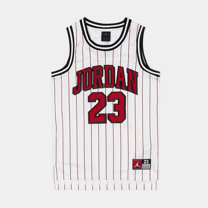 JDN 23 Grade School Jersey (White/Red)