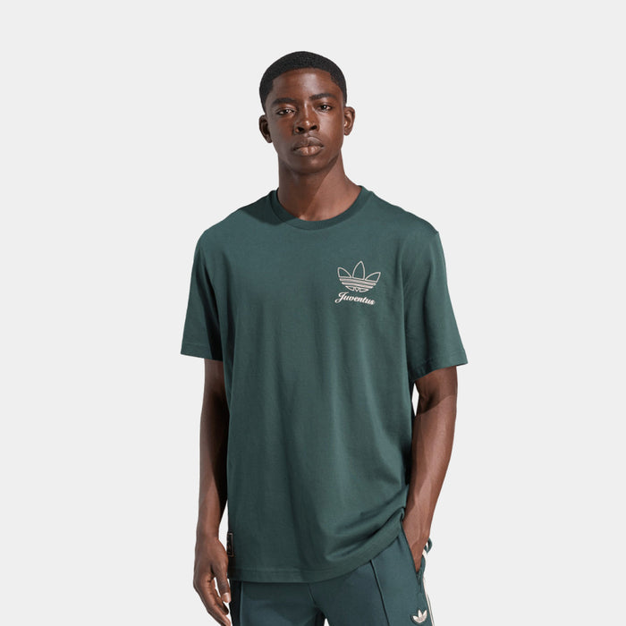 Juventus Culture Icon Mens Short Sleeve Shirt (Green/White)