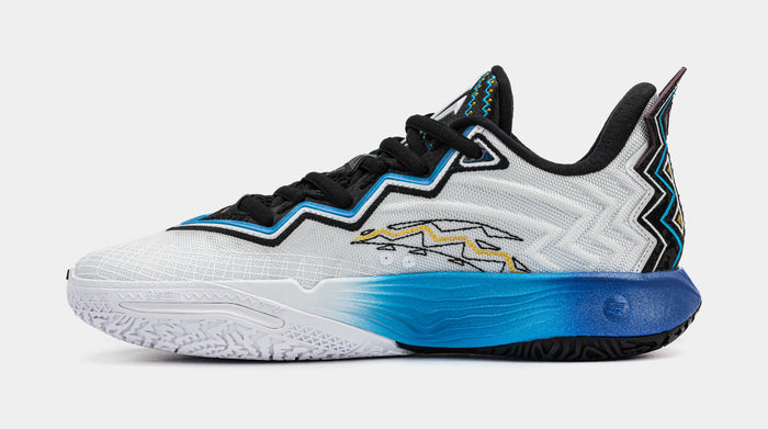 Kai 2 Dallas Mens Basketball Shoes (White/Gradient Blue) Final Sale