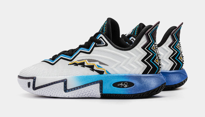 Kai 2 Dallas Mens Basketball Shoes (White/Gradient Blue) Final Sale