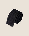 Kamakura Classic Black Knit Tie