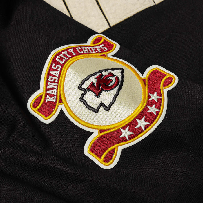 Kansas City Chiefs Original Fleece Pullover Mens Hoodie (Black/White)