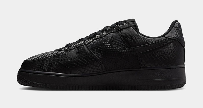 Kobe Air Force 1 Low Triple Black Mens Lifestyle Shoes (Black/Black)