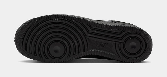 Kobe Air Force 1 Low Triple Black Mens Lifestyle Shoes (Black/Black)