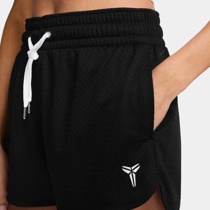 Kobe Mesh Womens Shorts (Black/White)
