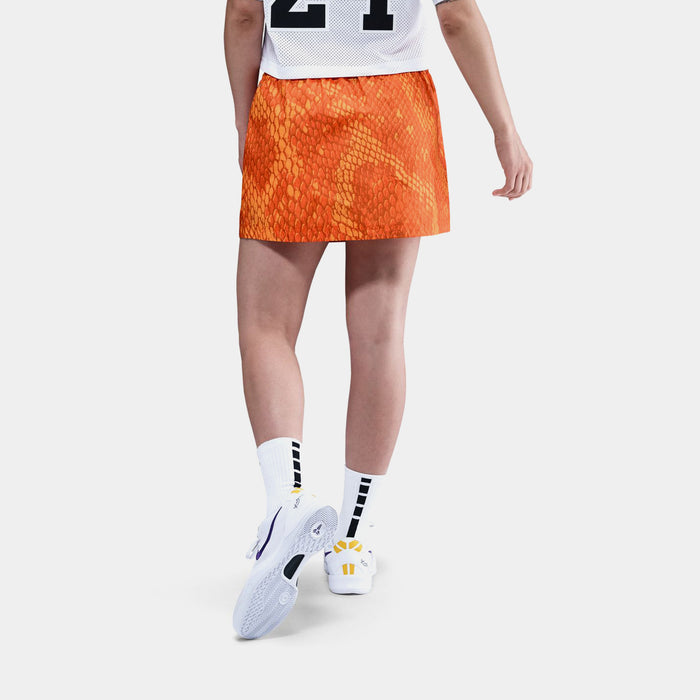 Kobe Woven Womens Skirt (Safety Orange)